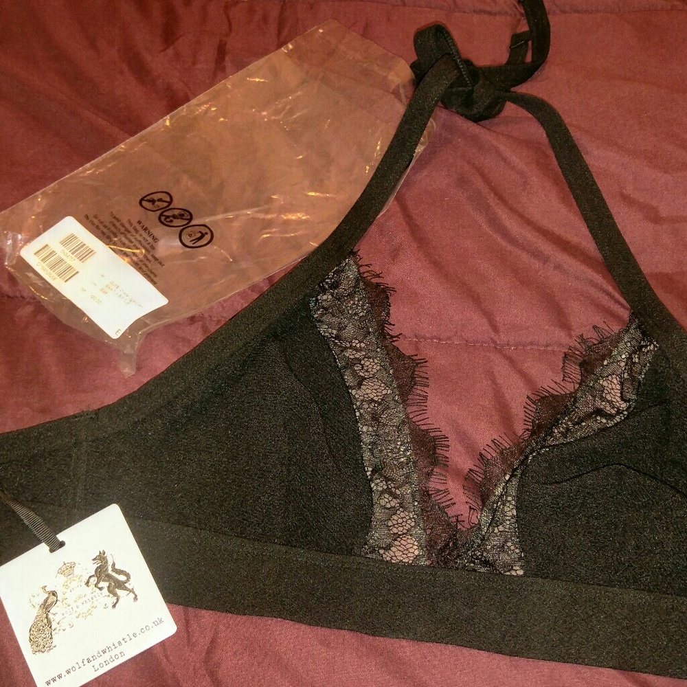 Wolf & Whistle lace cami bikini top - ASOS - Picture 5 of 7